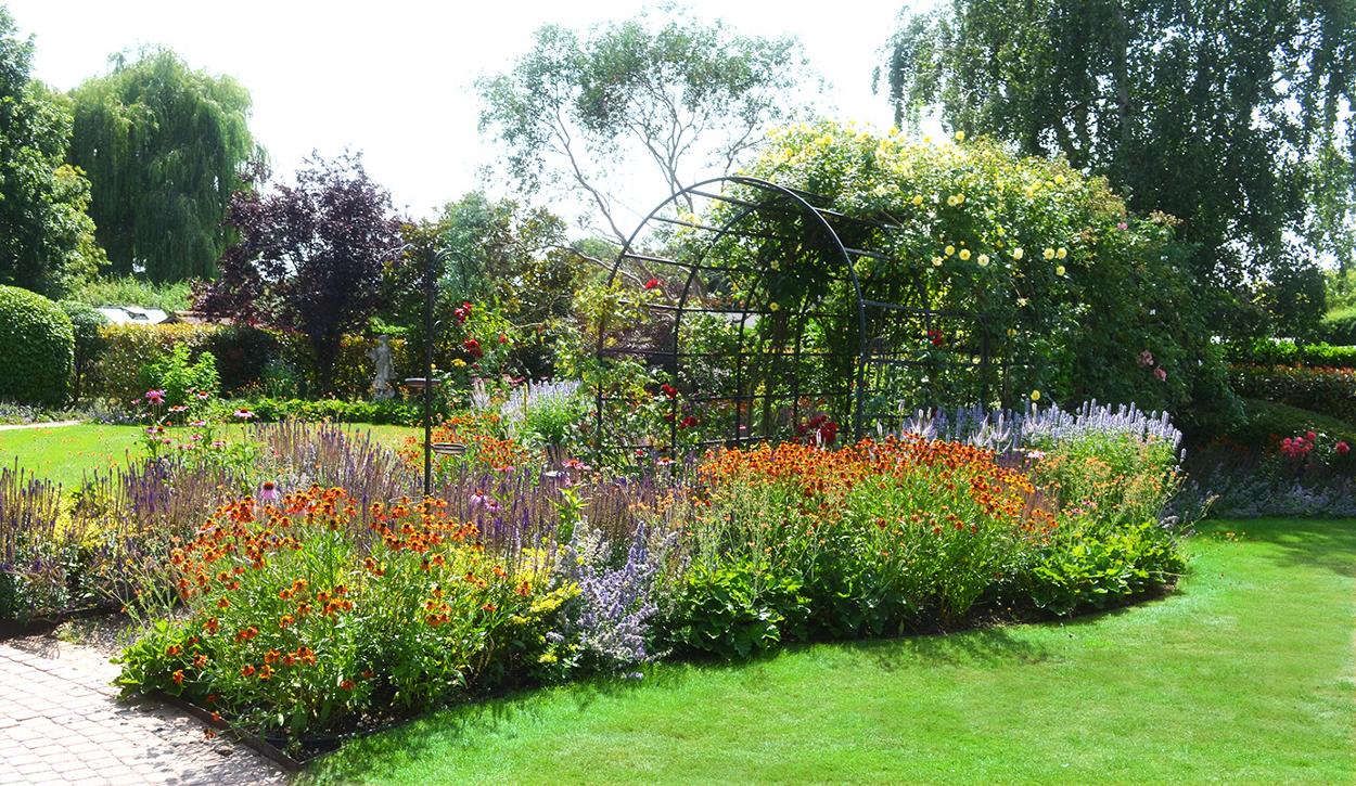 Garden Designer In Essex Suffolk herbaceous border